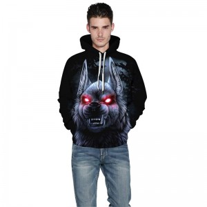 Hot sale at Arhaan International high quality unique style hooded sweatshirt customize 3D hoodie