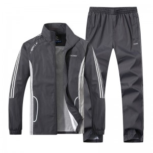 Custom new design casual stylish plain mens cheap sport gym track suit