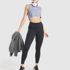Crop Tank Top Women’s Training Fitness Gym Wear Vest Sleeveless Tee Shirts