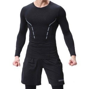 Fashion Custom Gym T Shirts Mens Long Sleeve T Shirts Activewear Wholesale Men Sport Casual Gym Wear Gym Clothing For Wholesales