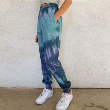 Unisex style custom casual jogger track pants Women’s casual pants tie dye fashion jogger Featured Image