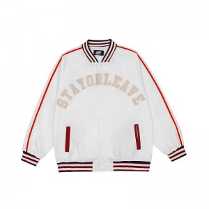Wholesale Autumn New Coat Custom Embroidery Men’s and Women’s Campus Students Casual Baseball Jackets