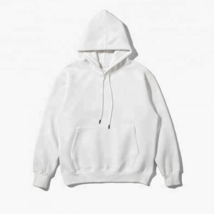 Custom Embroidered Logo Hoodie Men 100% Cotton Oversized Pull Over French Terry Men’s Hoodies & Sweatshirts